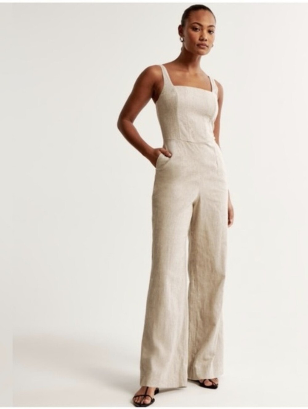 Abercrombie & Fitch Linen Jumpsuit